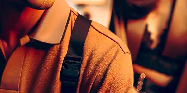 A male delivery worker encounters a mysterious woman in a dimly lit, intimate café setting.