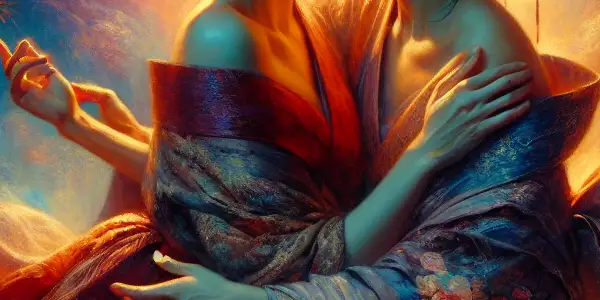 Two women embracing in a warm, intimate setting, symbolizing deep emotional connection and storytelling in female-centric films.